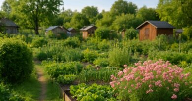 Ogródki działkowe i zielone enklawy Wawra